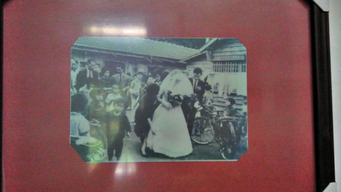 豐田文史館的老照片，日人移走後此處為客家族群居住地