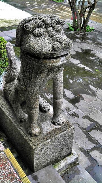 豐田神社留下的狛犬