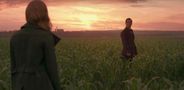 Amy Adams and Henry Cavill